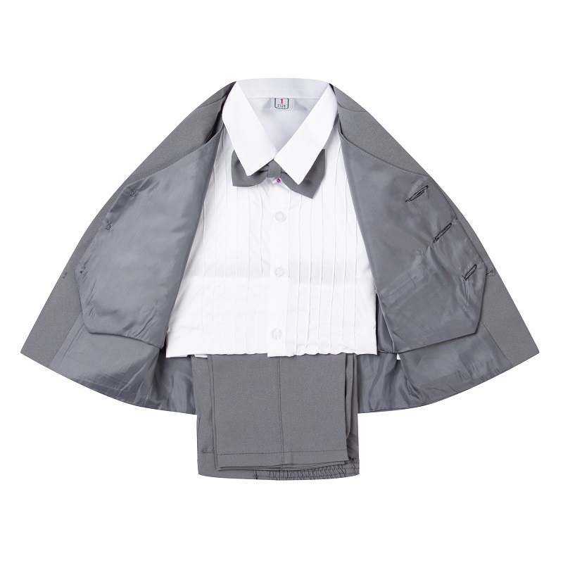 Conjunto Ropa Formal Bebé Niño Gris 