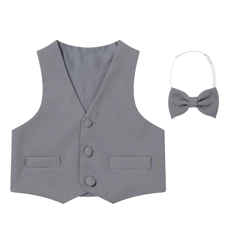 Conjunto Ropa Formal Bebé Niño Gris 