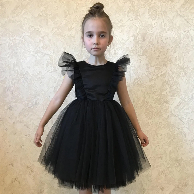 vestido de princesa negro