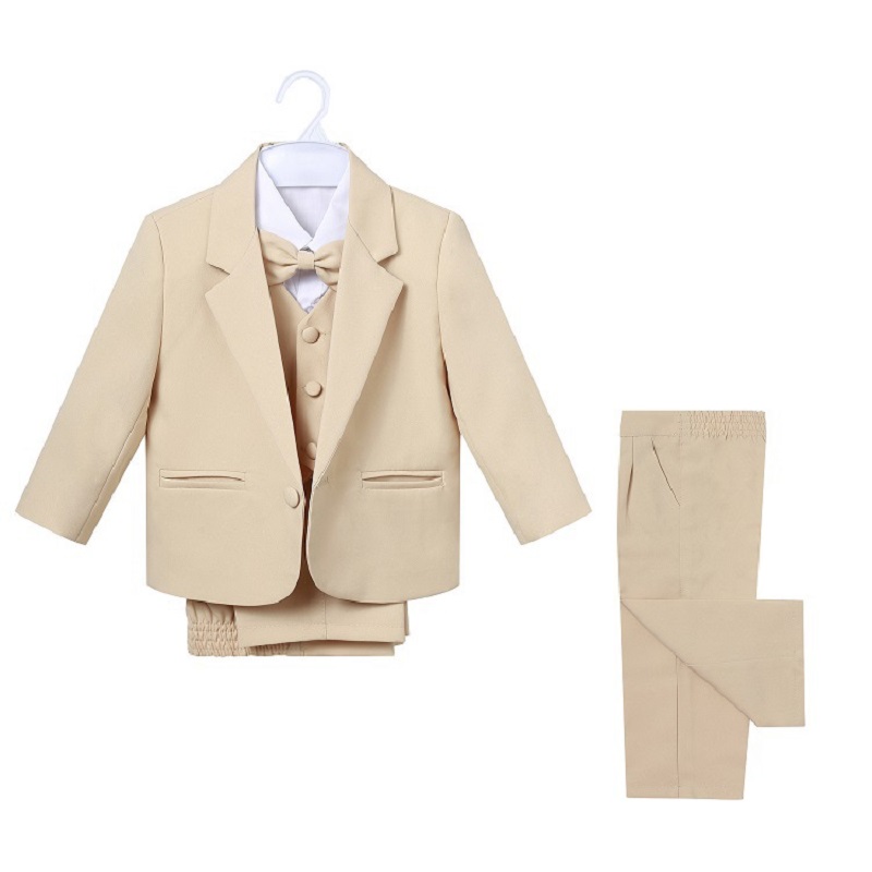 Conjunto Ropa Formal Bebé Niño Albaricoque 